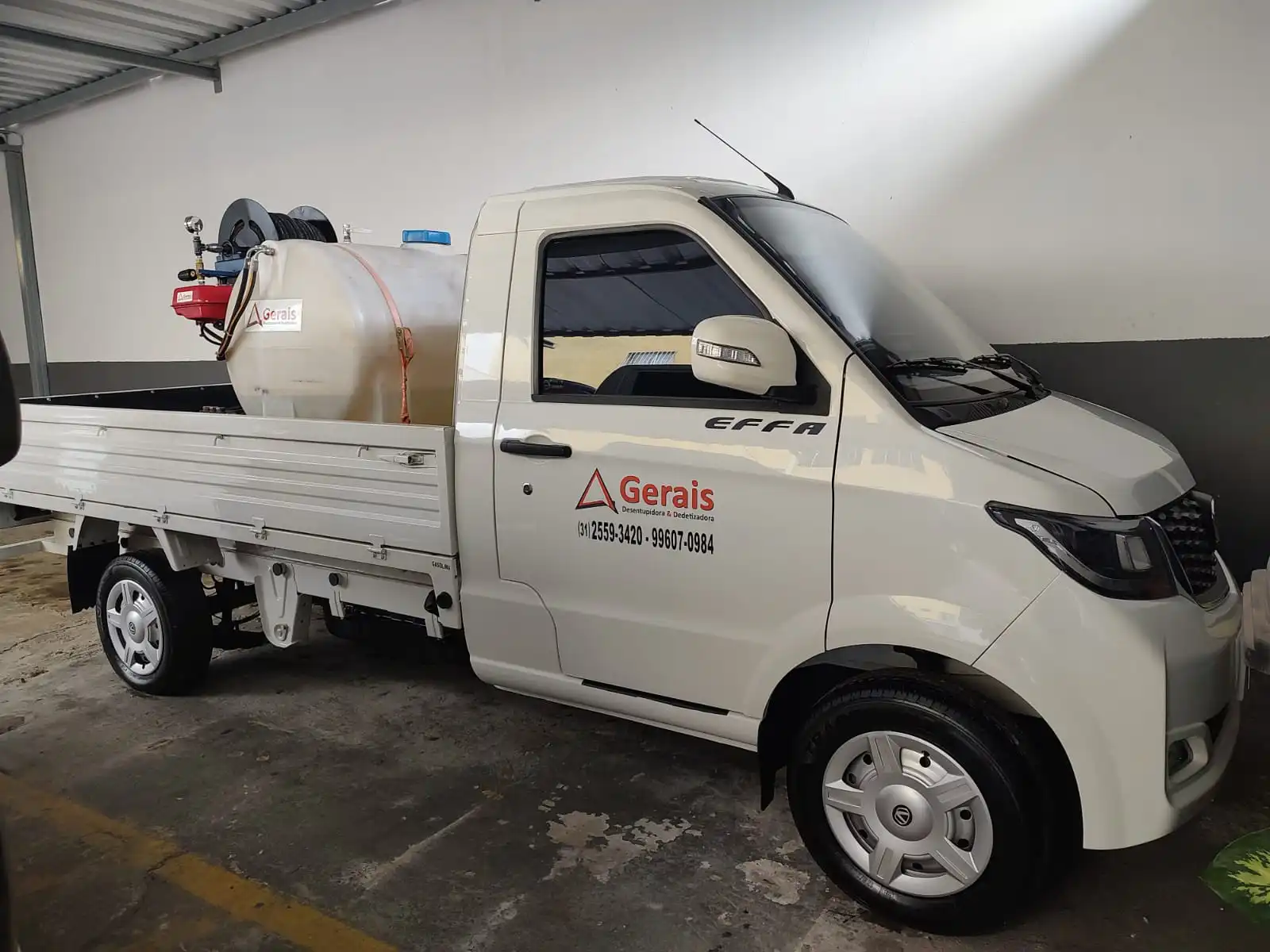 Equipe da Gerais em serviço